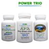 power trio afa blue green algae stem cell activator digestive enzymes klamath lake organic food supplement